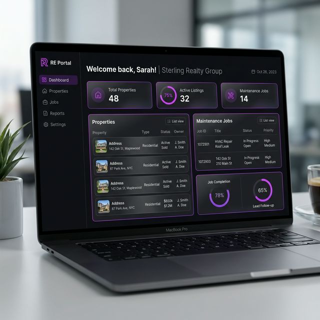 B2B Client Portal Dashboard